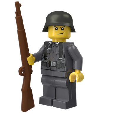 WWII German Heer Rifleman - Brickmania Classic Series