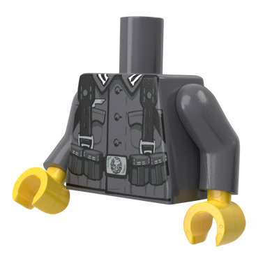 WWII German Heer Rifleman Torso - Brickmania Classic Series