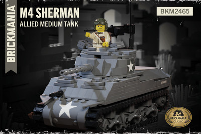 M4 Sherman  – Allied Medium Tank - Brickmania Classic Series