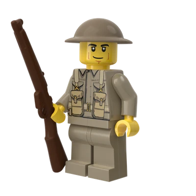 WWII British Rifleman - Brickmania Classic Series