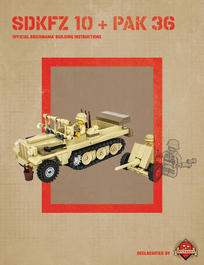 SdKfz 10 + Pak 36 – Digital Building Instructions