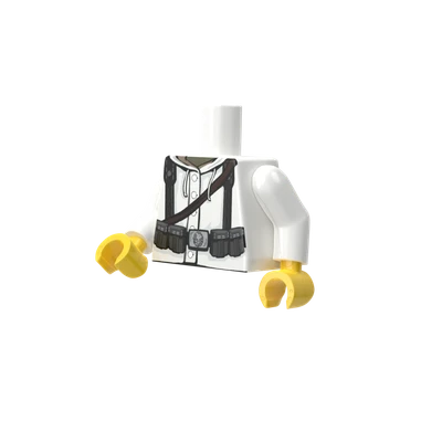 WWII Winter German Infantry Torso – Brickmania Classic Series
