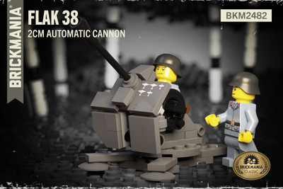 Flak 38 – 2cm Automatic Cannon – Brickmania Classic Series