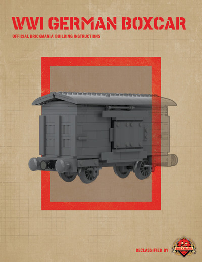 WWI German Boxcar – Digital Building Instructions