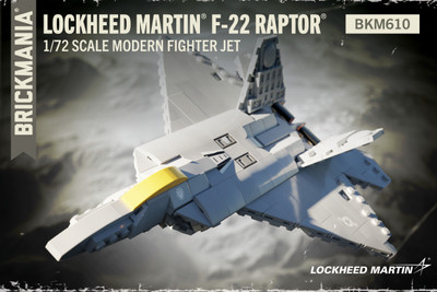 Lockheed Martin® F-22 Raptor® – 1/72 Scale Modern Fighter Jet w/ FREE Modern USAF Pilot