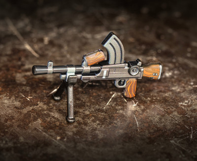 Perfect Caliber™ BrickArms® Bren Gun (Black)