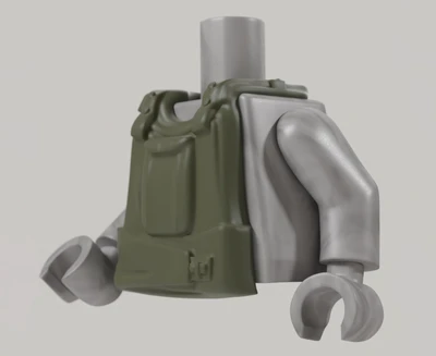 Brickmania Body Armor Aircrew (Chicken Plate) Front Only