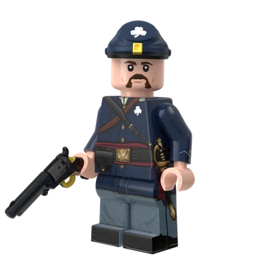 1st MN Volunteer Officer at Gettysburg with Perfect Caliber™ BrickArms® M1851 Revolver