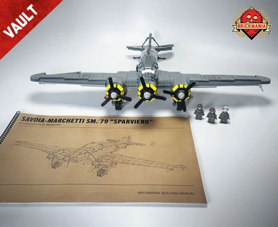 Savoia-Marchetti SM. 79 ''Sparviero" – Italian WWII Torpedo-Bomber - BKM Vault