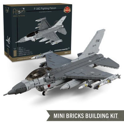Lockheed-Martin® F-16® Fighting Falcon® - Mini Brick Kit