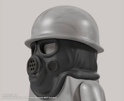 M17 Gas Mask (For M1 Steel Pot Helmet)