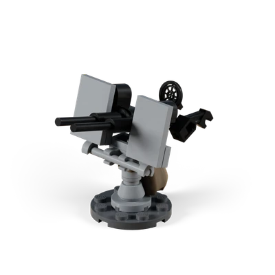 20mm Twin Mount Mk 24 - WWII US Navy Anti-Aircraft Cannon