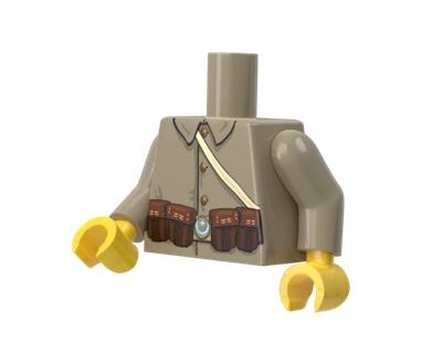 WWI Turkish Rifleman Torso - Brickmania Classic Series