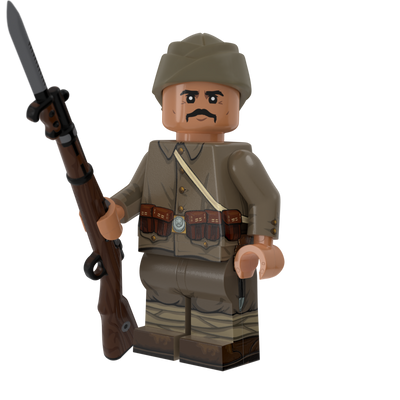 WWI Turkish Rifleman with Perfect Caliber™ BrickArms Gewehr 98 w/ Bayonet