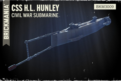 CSS H.L. Hunley - Civil War Submarine - Limited Preorder