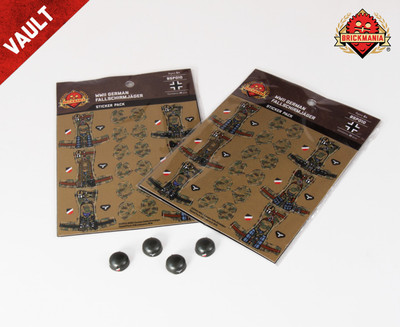  WWII German Fallschirmjäger - Squad Pack with Printed Helmets - BKM Vault