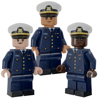 US Coast Guardsman in Dress Uniform - Male