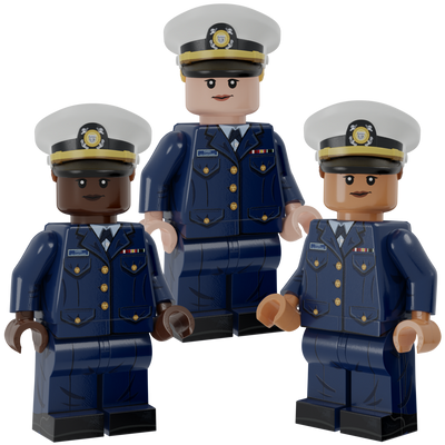 US Coast Guardsman in Dress Uniform - Female