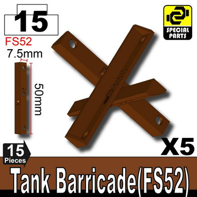 Brown Tank Barricades (x5)