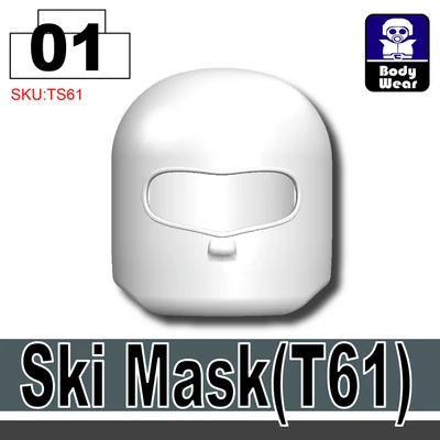 Minifig Cat Ski Mask - White