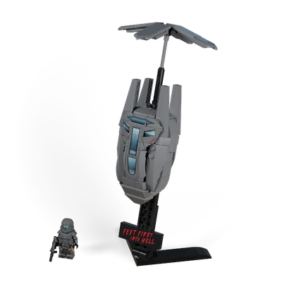 Exoatmospheric Insertion Pod with 26th Century Shock Trooper