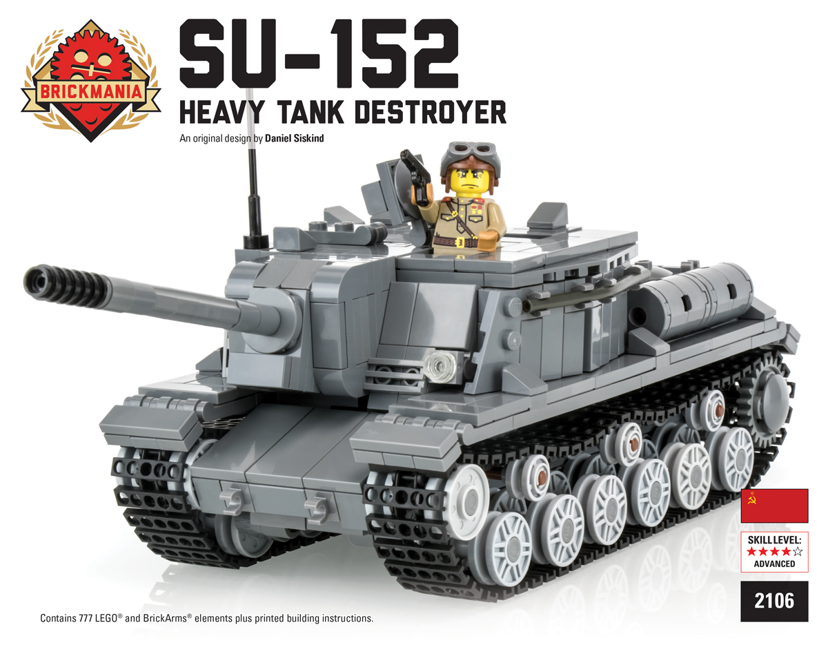 Su-152 Heavy Tank Destroyer / Assault Gun - Brickmania Toys