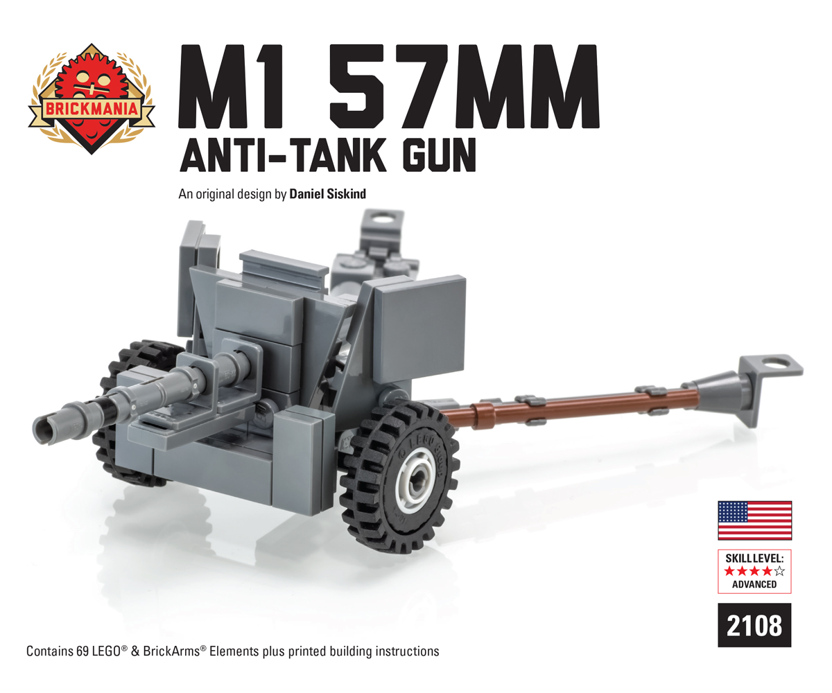 M1 57mm AT Gun - Brickmania Toys