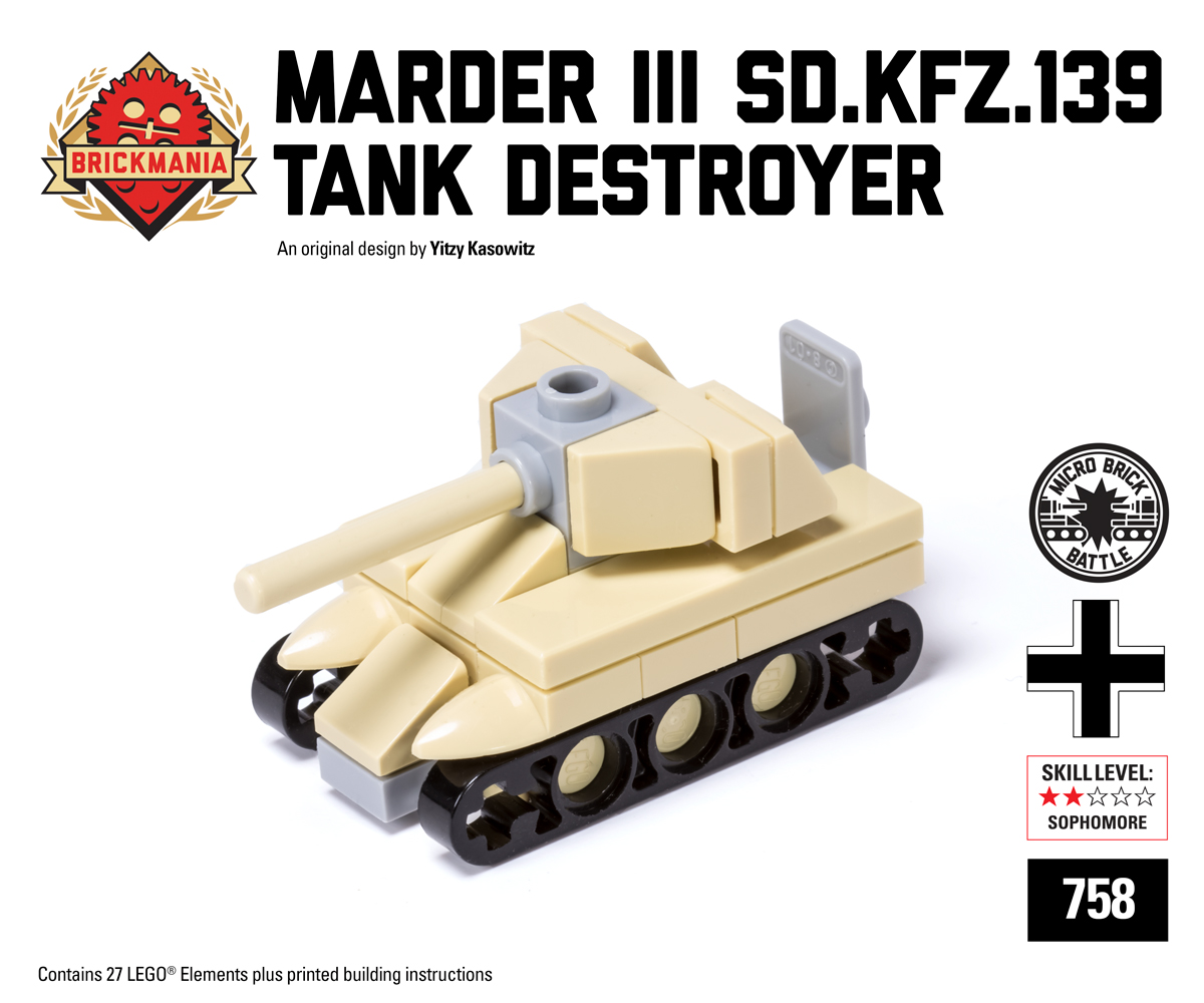 brickmania製MARDERⅢ 対戦車自走砲 758-Marder-III-Cover-Webcard-