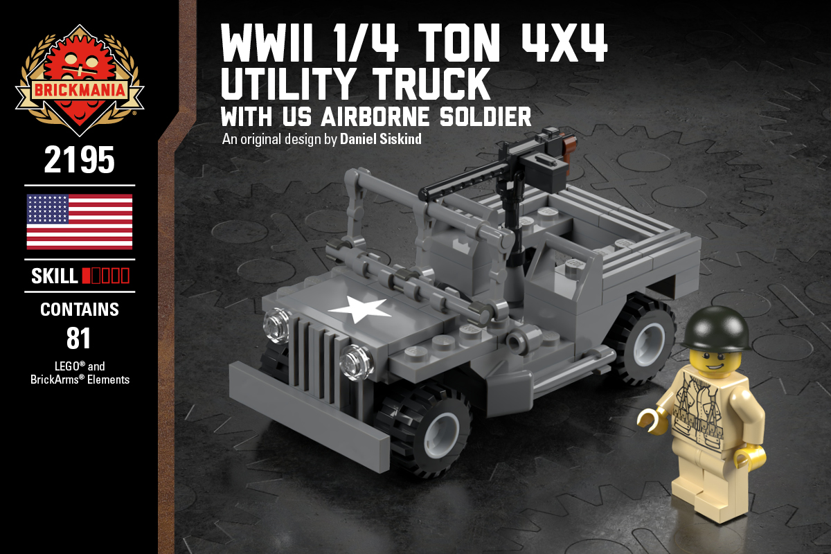 Solido, 1/43, Jeep + Remorque & Coupe Câble, armée US ww2, Neuf, Ref