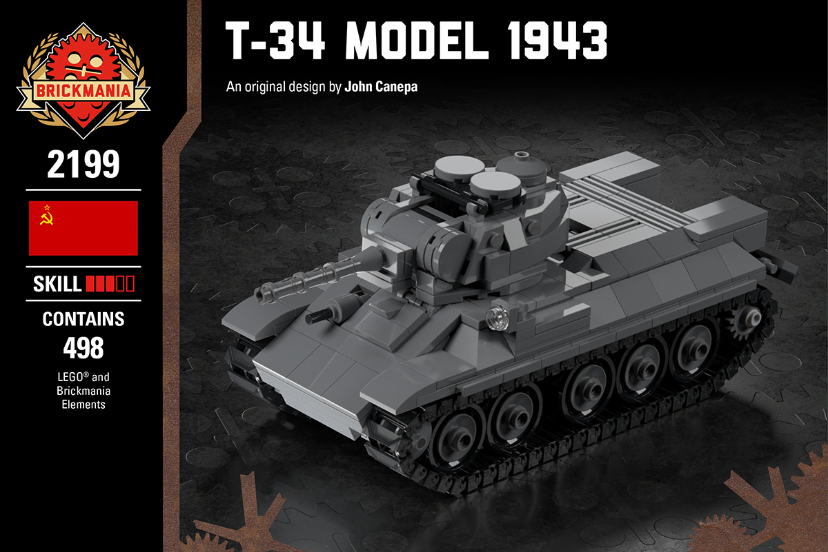 T-34 Model 1943 - Brickmania Toys