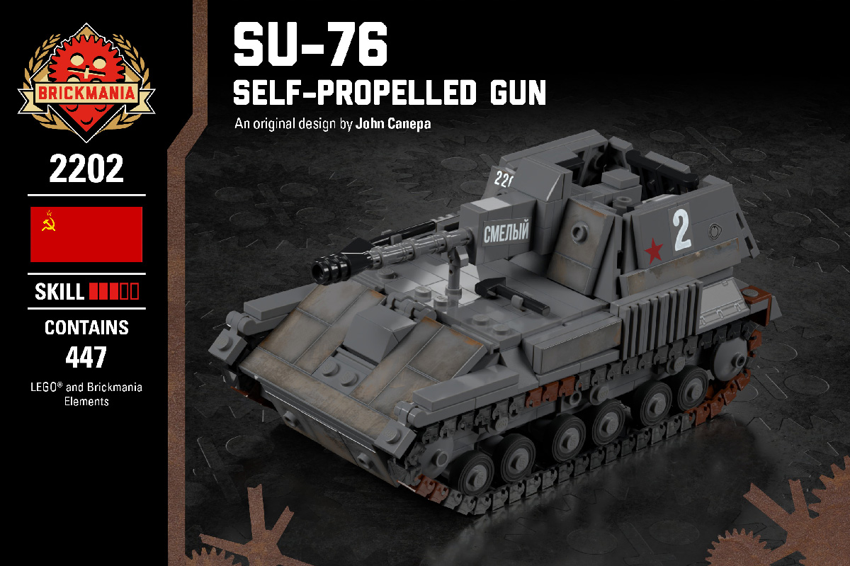 SU-76 Self-Propelled Gun - Brickmania Toys