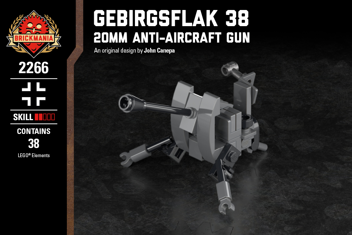 Gebirgsflak 38 - 20mm Anti-Aircraft Gun