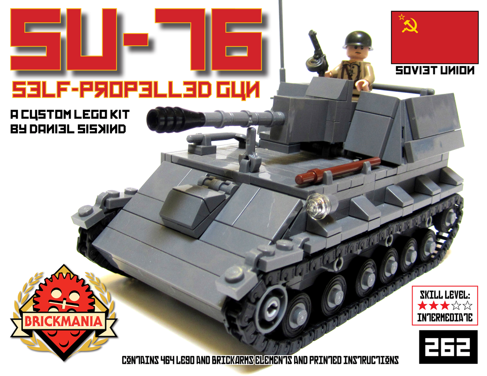 SU-76 Self Propelled Gun - Brickmania Toys