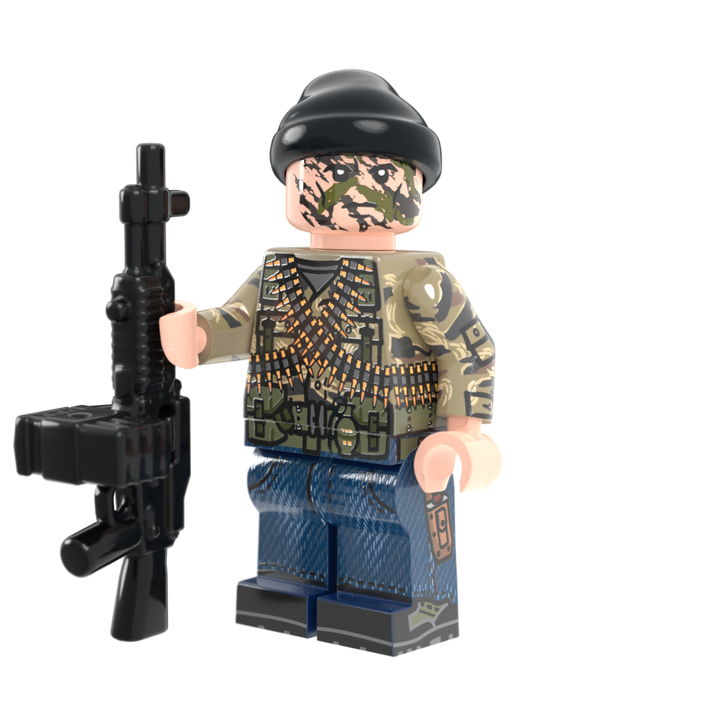【なにわのアッキー】brickmania湾岸戦争米軍海兵隊ミニフィグ5体 Vietnam War US Navy SEAL