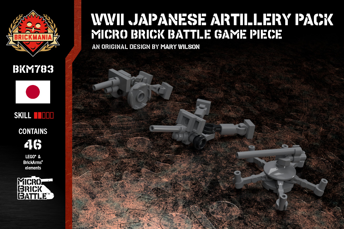 WWII Japanese Artillery Pack - Type 1 47mm Anti-Tank Gun, Type 91