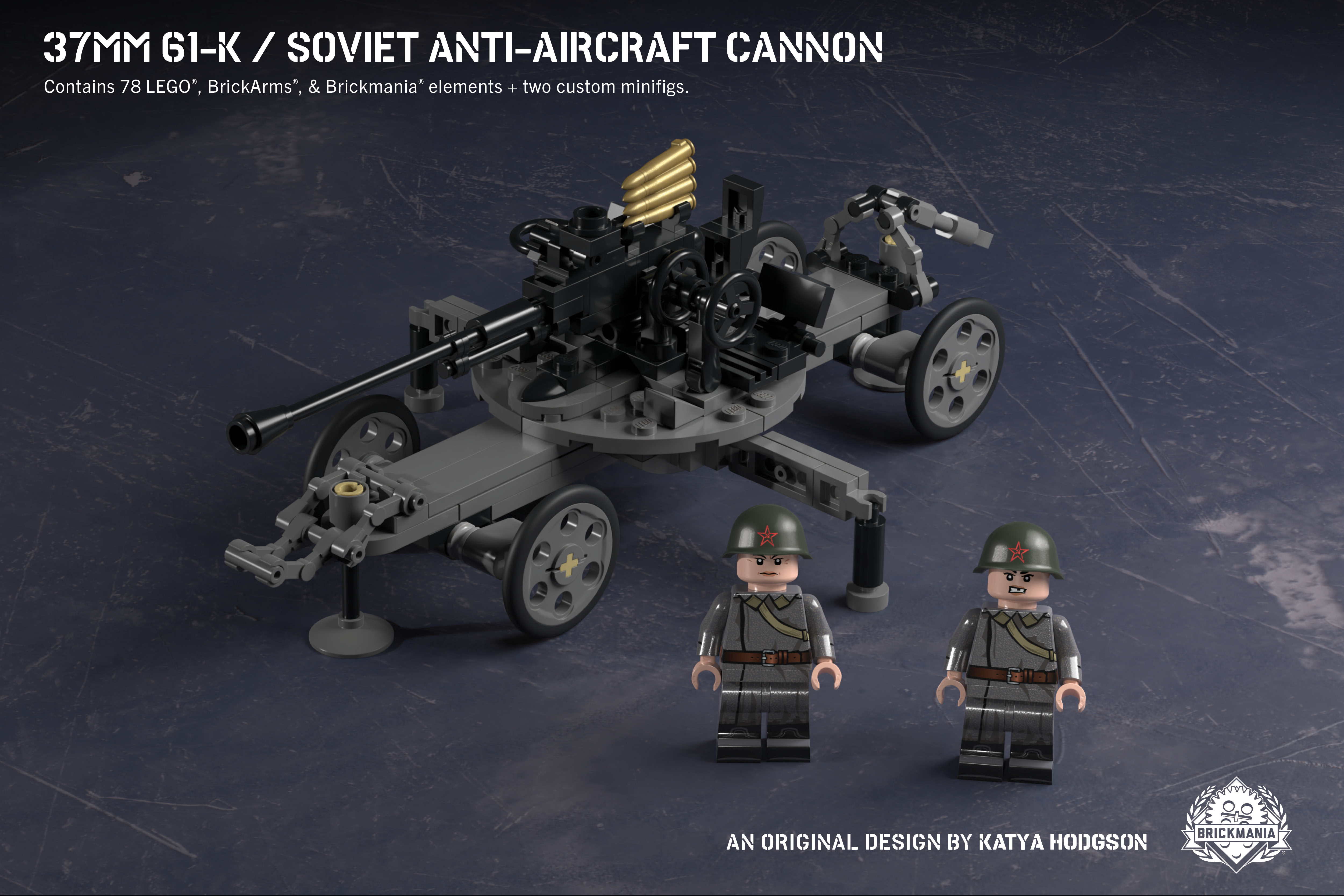 37mm 61-K – Soviet Anti-Aircraft Cannon
