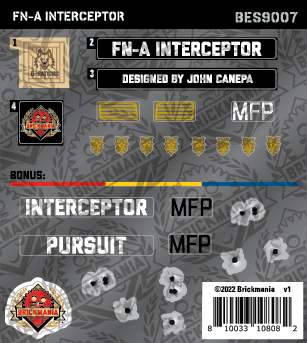 FN-A Interceptor (BKE9007) - Sticker Pack