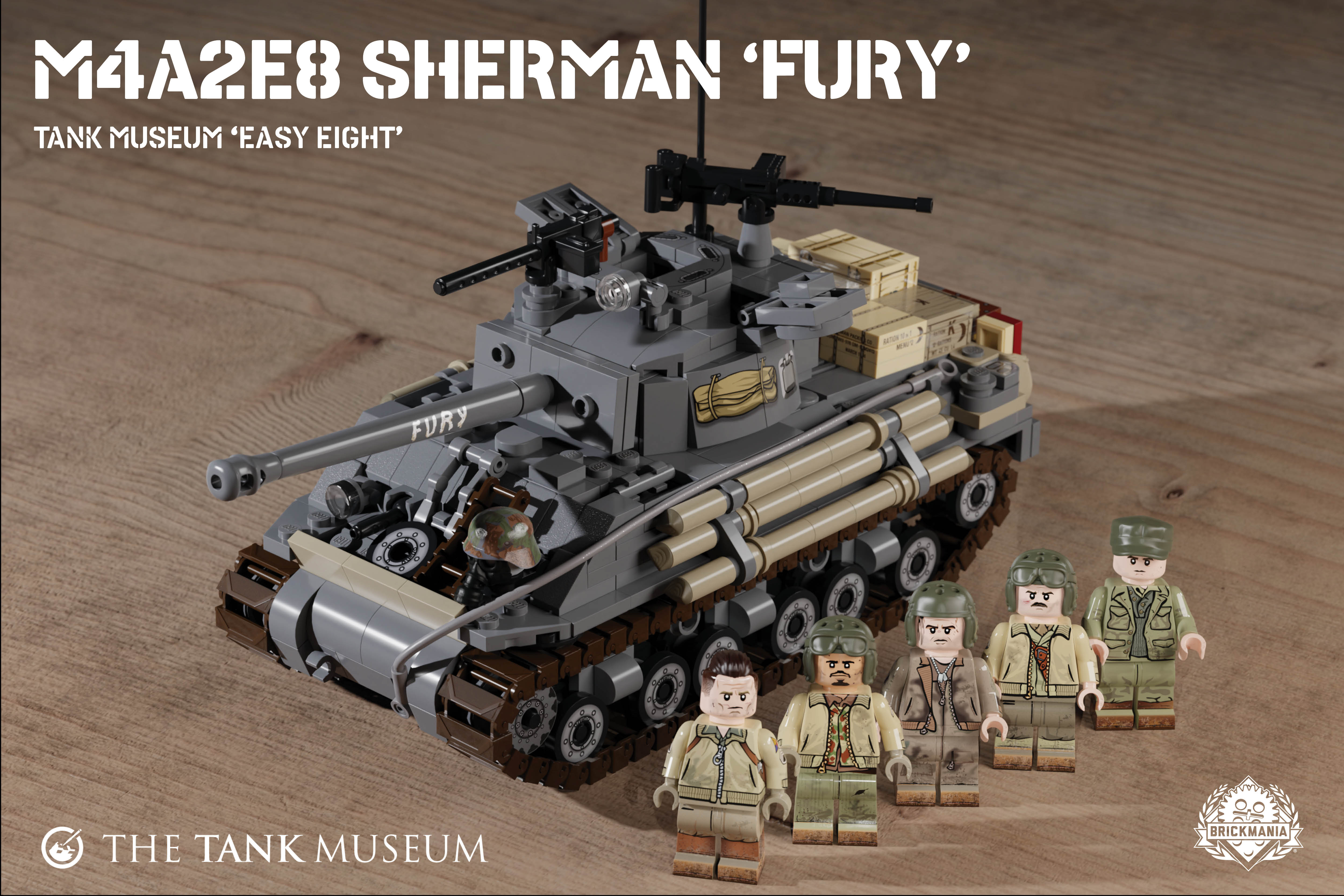 Brickmania Sturmtiger Lego Tank - Authentique WWII France