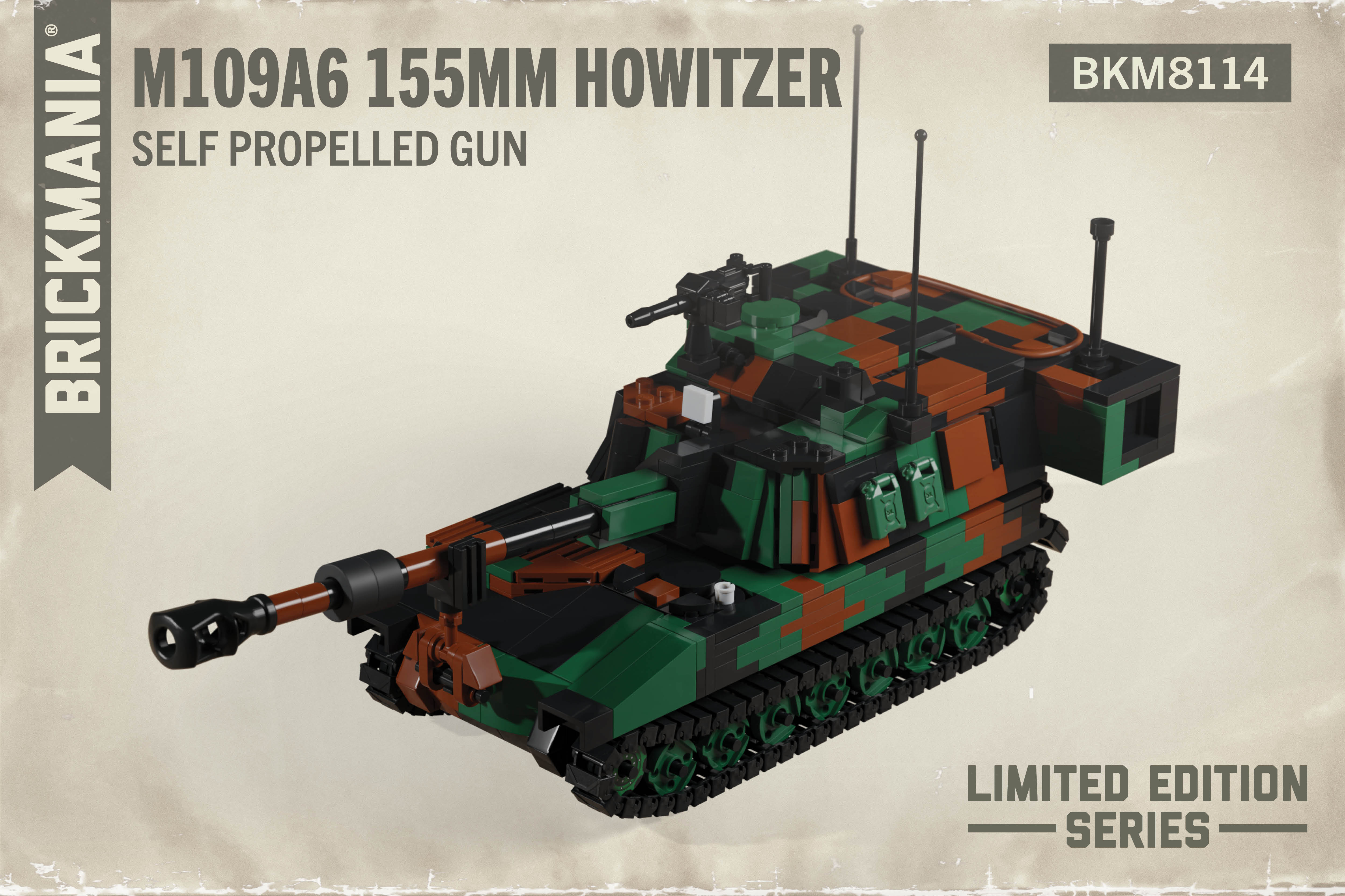 M109A6 155mm Howitzer – Self Propelled Gun