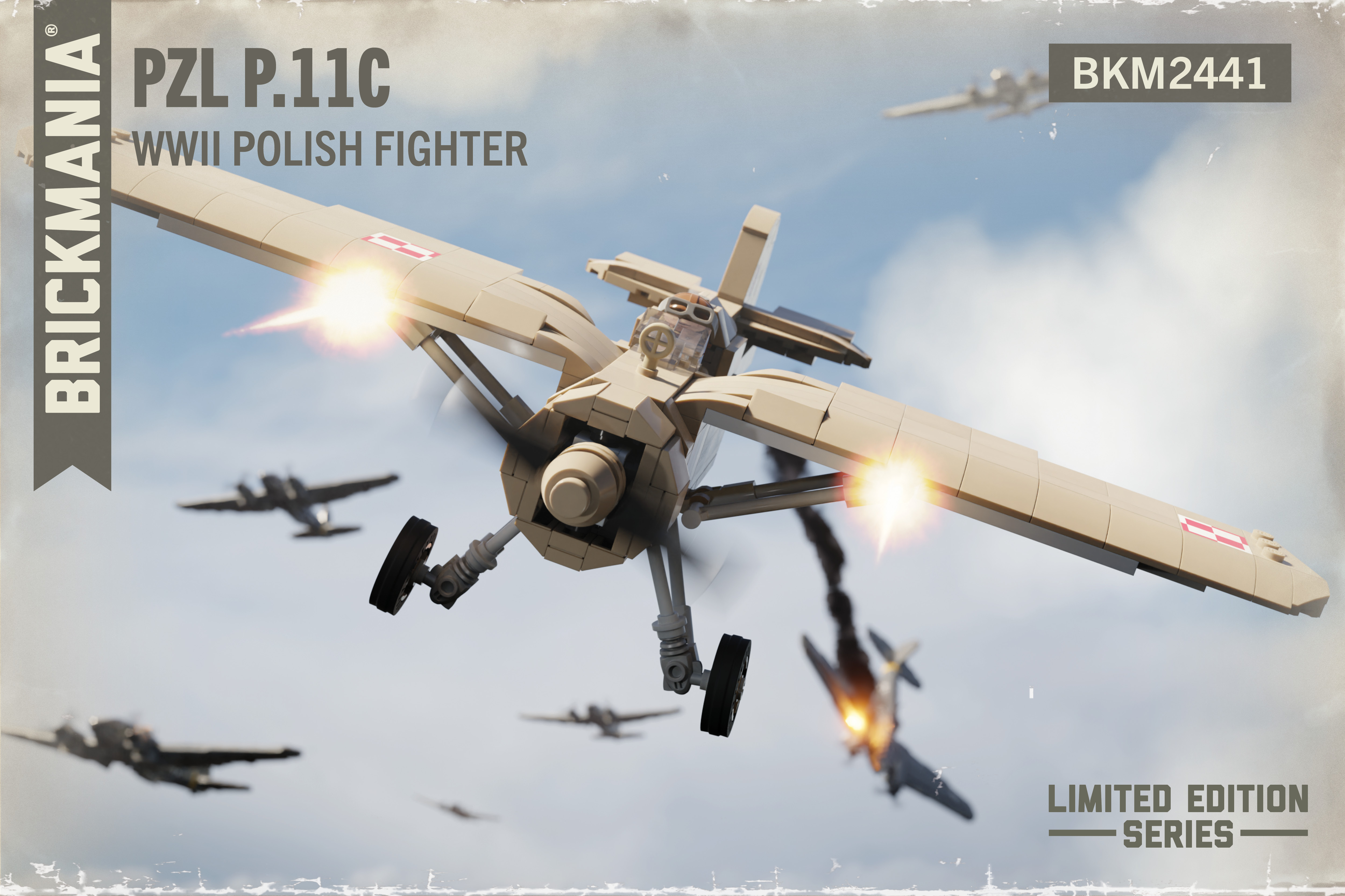 ホビーラジコン Power Zone FORTRESS PZL P.11c - WWII Fighter Aircraft