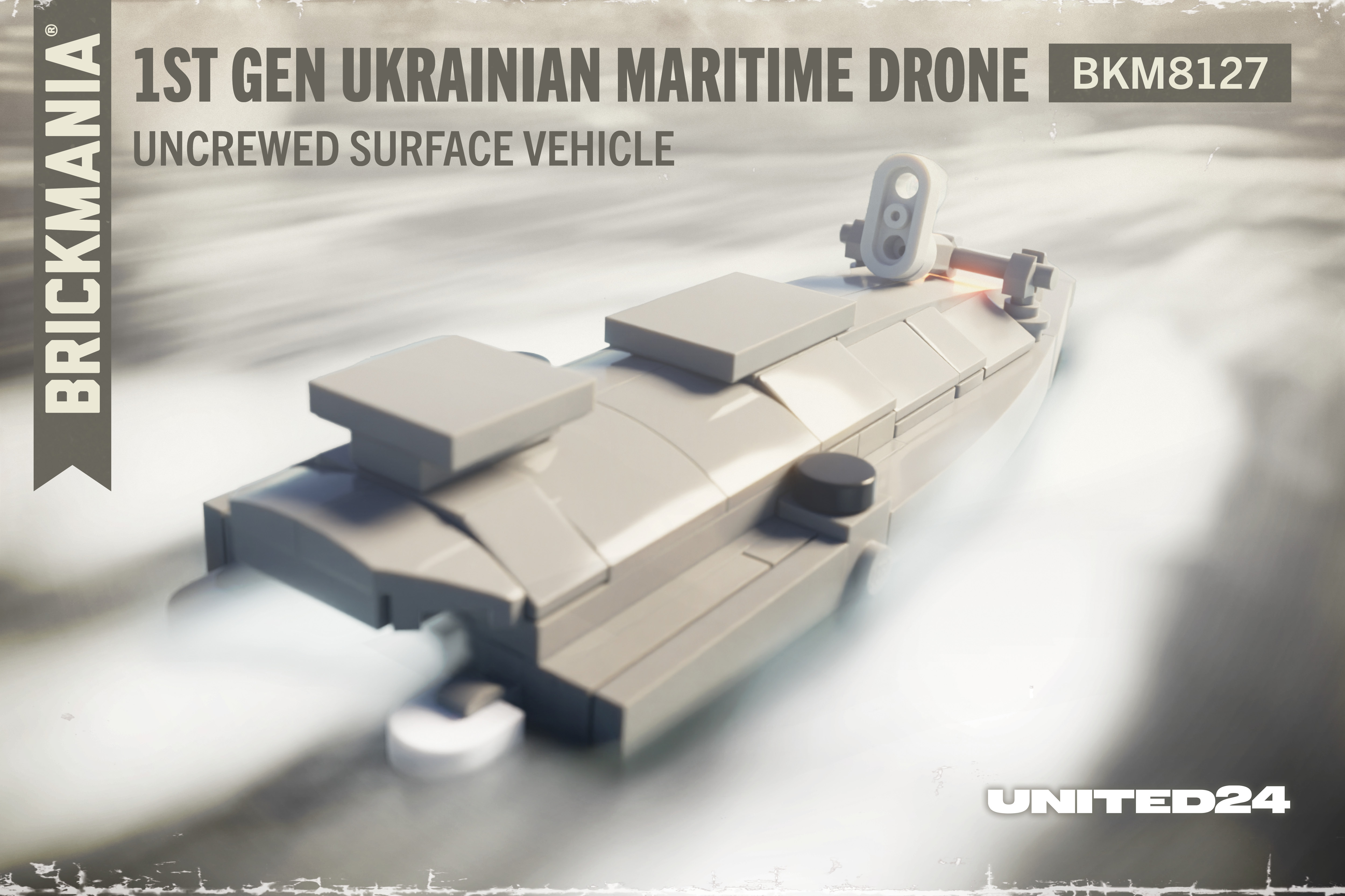 1st Gen Ukrainian Maritime Drone – Uncrewed Surface Vehicle
