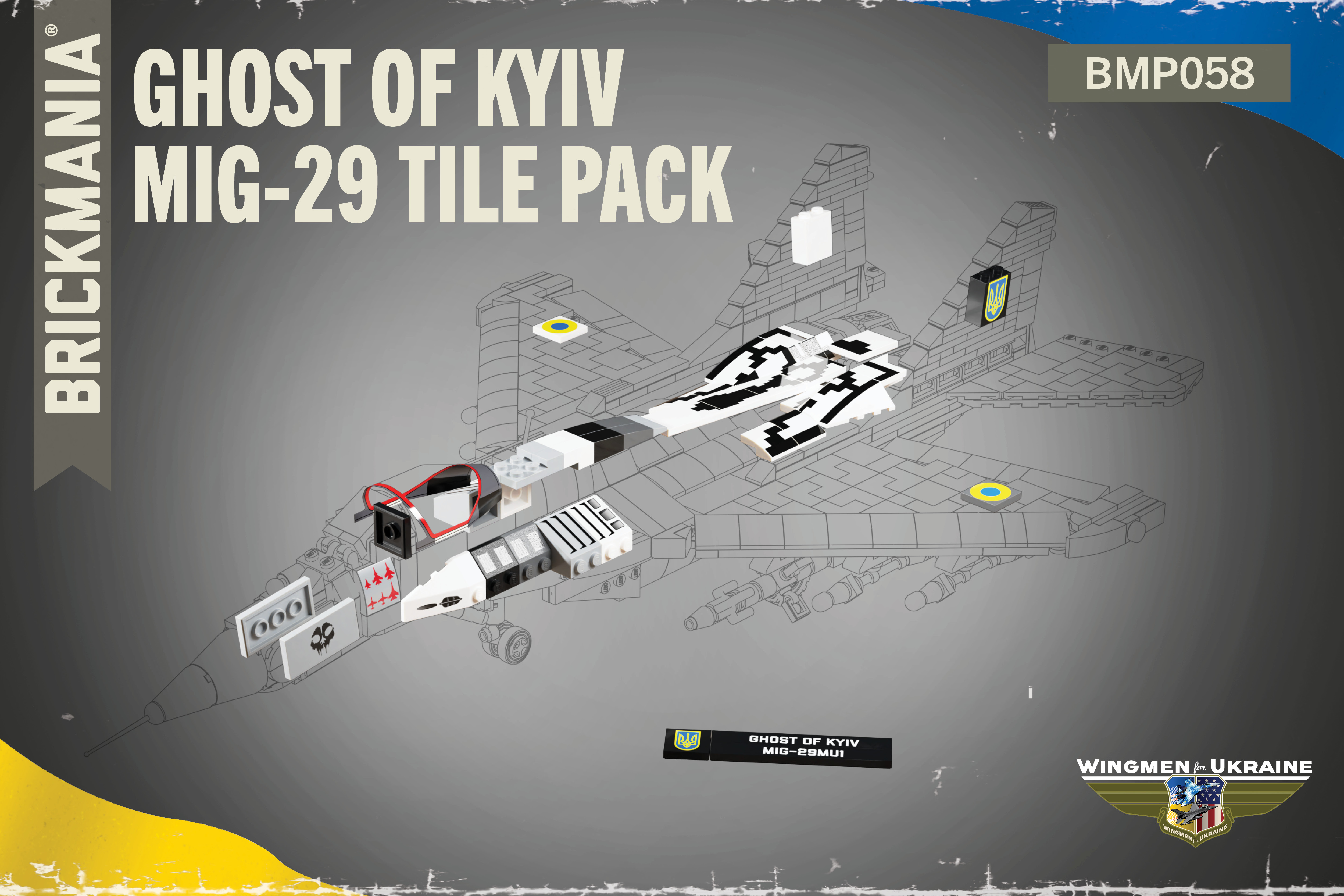 Ghost of Kyiv MiG-29 Tile Pack