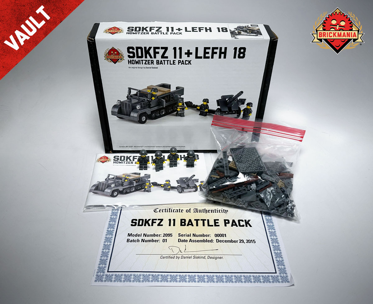 SdKfz 11 + LeFH Battle Pack (2015) - BKM Vault - Brickmania Toys