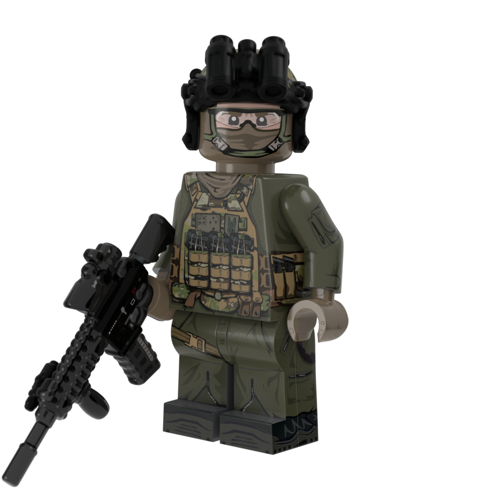 New Zealand SAS Operator with Perfect Caliber™ BrickArms® MARS-L Rifle