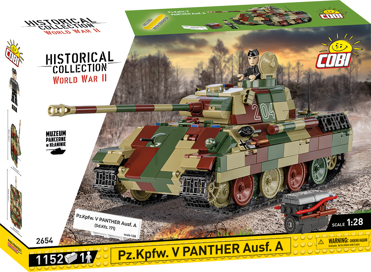 COBI Pz.Kpfw. V PANTHER Ausf. A Tank : Set #2654