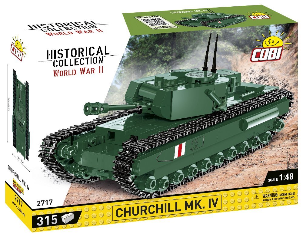 TOMOドッキングミリタリー COBI Churchill MK. IV Tank 1:48: Set #2717