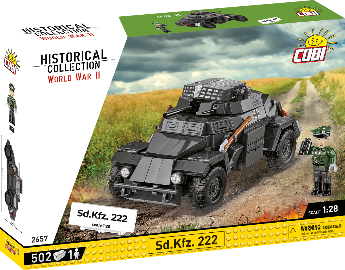 COBI Sd.Kfz. 222 Armored Vehicle: Set #2657