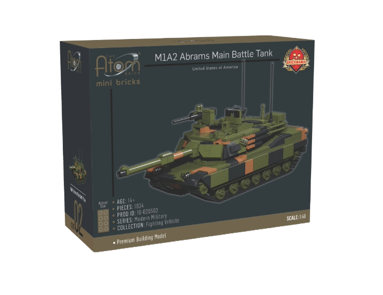 BRICKMANIA M1A2エイブラムス M1A2 Abrams - Main Battle Tank - Brickmania Toys