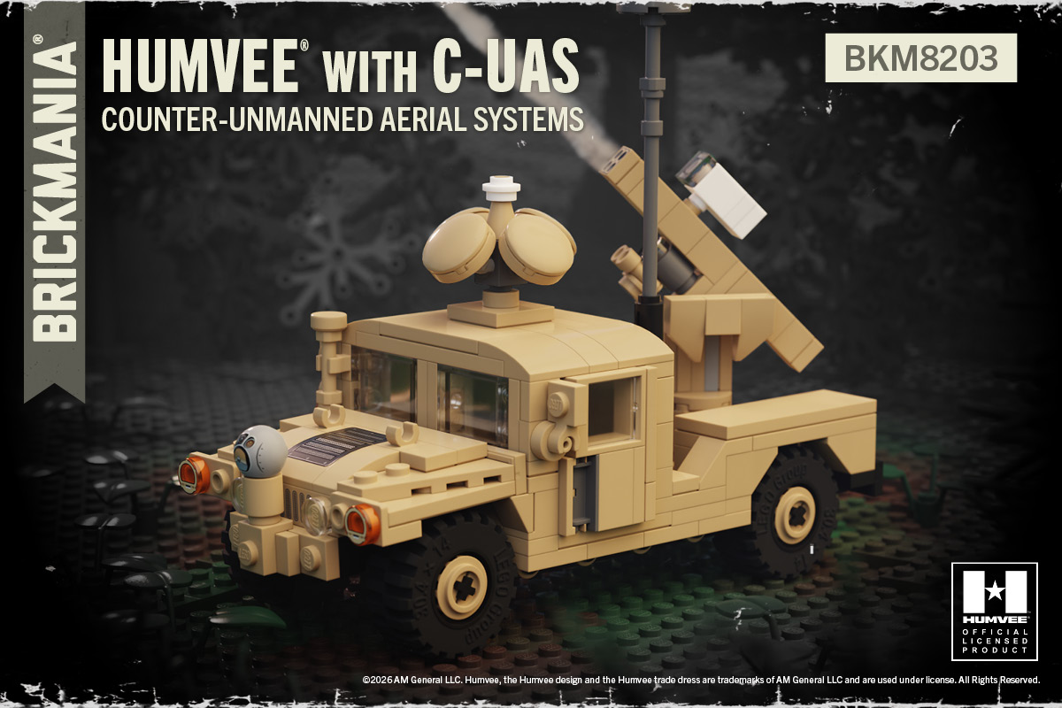 ウォーハンマーl ミニチュア HUMVEE® M998 with C-UAS - Counter-Unmanned Aerial Systems