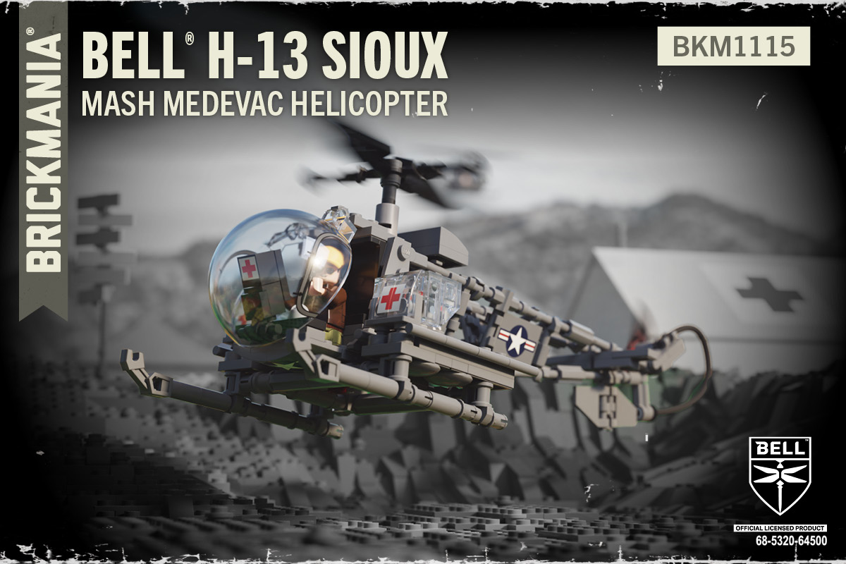 Bell® H-13 Sioux - MASH Medevac Helicopter - Limited Preorder